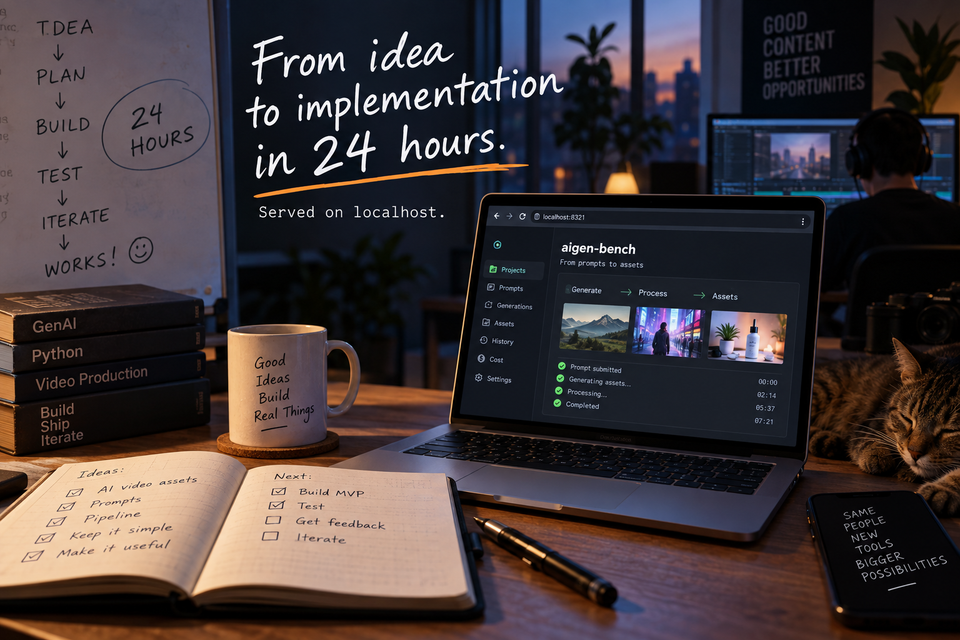 From idea to implementation in 24 hours. Served on localhost.